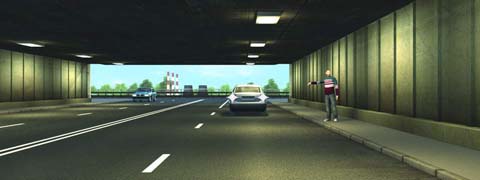 Разрешено ли водителю легкового автомобиля подъехать задним ходом к пассажиру, стоящему на тротуаре в тоннеле?